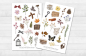 Preview: Wild Flowers Sticker Set