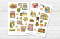 Preview: Stadt Herbst Sticker Set