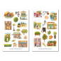 Preview: Stadt Herbst Sticker Set
