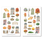 Preview: Autumn Houses Sticker Set