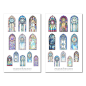 Preview: Kirchenfenster Sticker Set