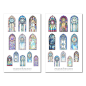 Preview: Church Windows Sticker Set