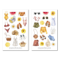 Preview: Sommer Kleidung Sticker Set