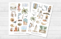 Preview: Sommer Urlaub Sticker Set