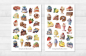 Preview: Cake and Pastry Sticker Set