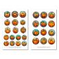 Preview: Pumpkin Church Window Sticker Set