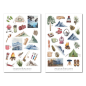 Preview: Camping Sticker Set