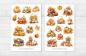 Preview: Pumpkin Sticker Set