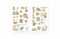 Preview: Kürbis Garten Sticker Set