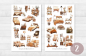 Preview: Gemütliches Zuhause Sticker Set