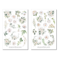 Preview: White Roses Sticker Set