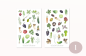 Preview: Fruit and Vegetable Sticker Set