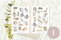 Preview: Tiere und Pflanzen Afrikas Sticker Set