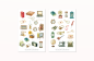 Preview: Vintage Objects Sticker Set