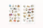 Preview: Bücher Sticker Set