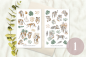 Preview: Wildtiere Afrika Sticker Set