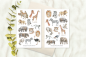 Preview: Afrikanische Tiere Sticker Set