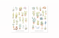 Preview: Kaktus Sticker Set