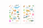 Preview: Meerestiere Sticker Set