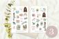 Preview: Mädchen Sommer Sticker Set