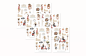 Preview: Mädchen Urlaub Sticker Set