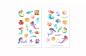Preview: Meerjungfrauen Sticker Set