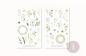 Preview: Blumen Sticker Set