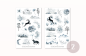 Preview: Waldtiere Sticker Set