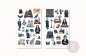 Preview: Dark Academia Sticker Set