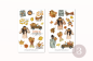 Preview: Girls Autumn Sticker Set