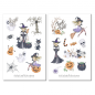 Preview: Halloween Hexe Sticker Set