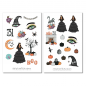 Preview: Girls Witch Sticker Set