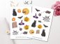 Preview: Halloween Sticker Set