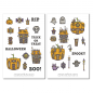 Preview: Cute Halloween Sticker Set