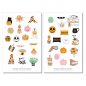 Preview: Mädchen Halloween Sticker Set