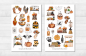 Preview: Halloween Zuhause Sticker Set