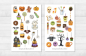 Preview: Halloween Süßigkeiten Sticker Set