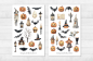 Preview: Halloween Sticker Set