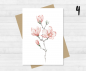 Preview: Butterflies and Magnolias Postcards Set - DIN A6
