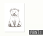 Preview: Postkarten Baby Waldtiere