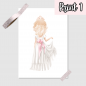 Preview: Prinzessin Poster - DIN A5, DIN A4