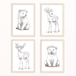Preview: Poster Baby Waldtiere