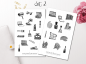 Preview: Vintage Objects Sticker Set