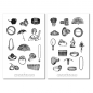 Preview: Vintage Accessoires Sticker Set