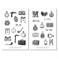 Preview: Vintage Accessoires Sticker Set