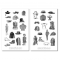 Preview: Vintage Fashion Sticker Set