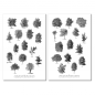 Preview: Vintage Trees Sticker Set