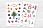 Preview: Weihnachten Sticker Set