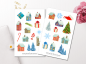 Preview: Christmas Houses Sticker Set