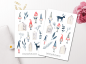 Preview: Elves Dwarfs Christmas Sticker Set